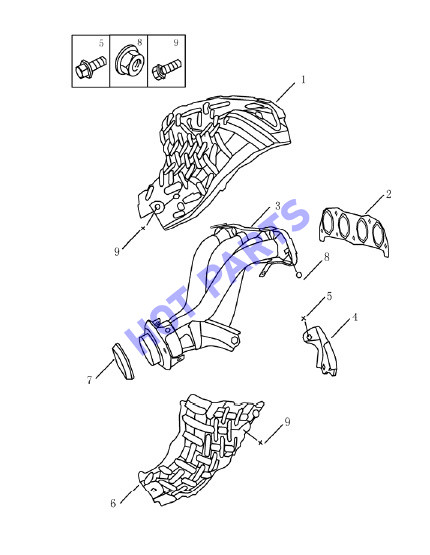КОЛЛЕКТОР ВЫПУСКНОЙ1.5L DVVT