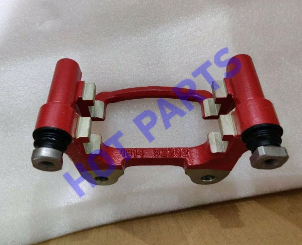 картинка СКОБА СУППОРТА ТОРМОЗНОЙ СИСТЕМЫ ЗАДНЯЯ ПРАВАЯ red, GF  4050042800698