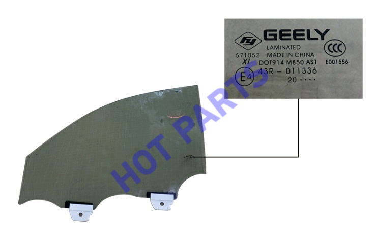 картинка СТЕКЛО ПЕРЕДНЕЙ ЛЕВОЙ ДВЕРИ GL&GK  5079090600