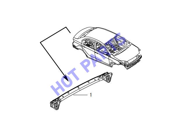 REAR ANTICOLLISION GIRDER