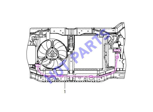 CONDENSER FAN WIRING HARNESS