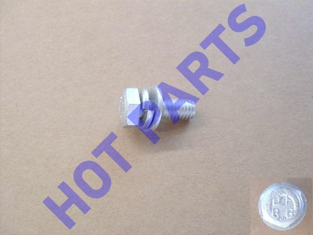 картинка БОЛТ М6х1х16,88 С ПЛОСКОЙ И ПРУЖИННОЙ ШАЙБАМИ HOVER  Q1460616FD