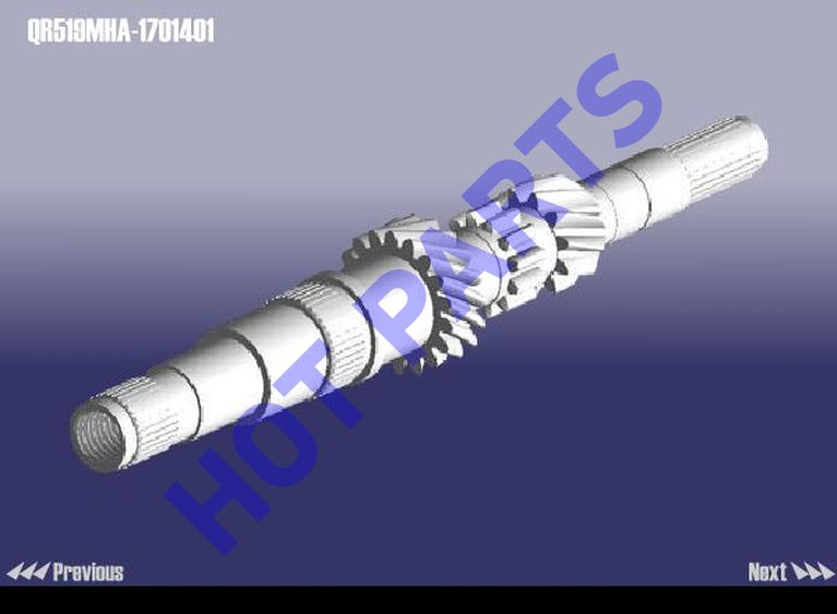 картинка ВАЛ КПП ПЕРВИЧНЫЙ  QR519MHA-1701401