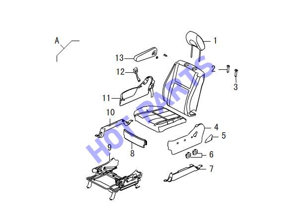 DRIVER SEAT ASSEMBLY